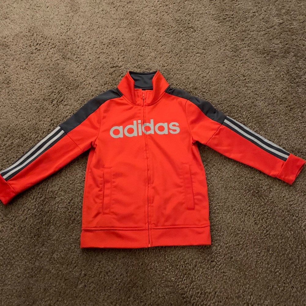 Adidas boys zip up jacket